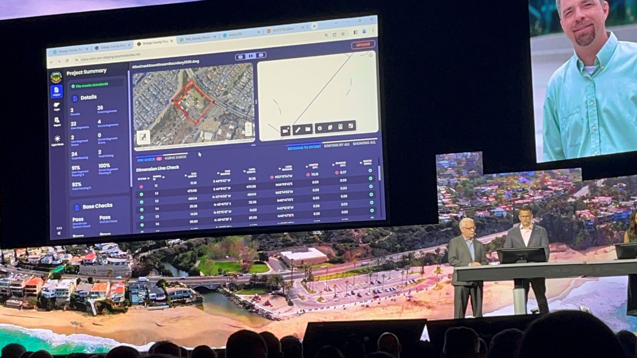 Orange County Parcel Checker featured at Esri User Conference Plenary Session
